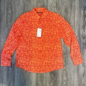 Manaola Men’s Hawaiian Aloha Shirt Button Down XXL